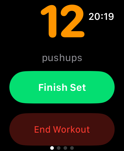 PushTo100 Apple Watch screenshot 3