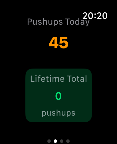 PushTo100 Apple Watch screenshot 4